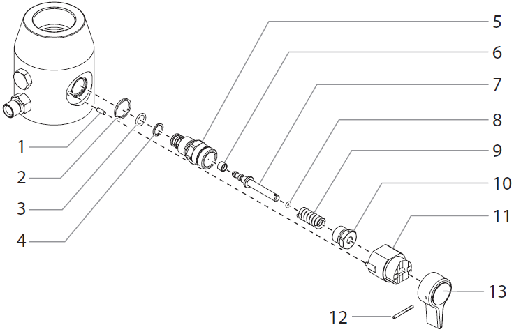 Advantage GPX 220 PRIME SPRAY Valve Assembly (P/N 0507690)